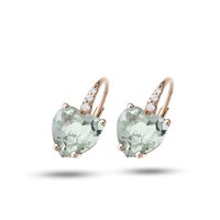 Pendientes Dezulian Gioielli Mujer La Vie en Rose in Oro Prasiolite 10.25 Ct OCU12 PRASIOLITE - OCU12 PRASIOLITE